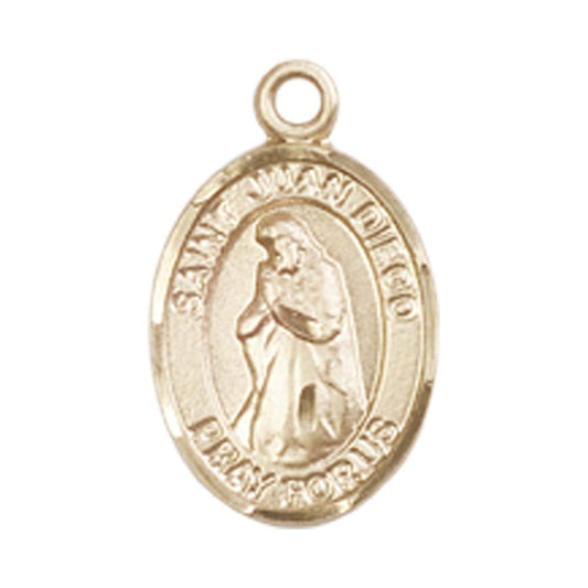 14kt Gold St. Juan Diego Medal - Small