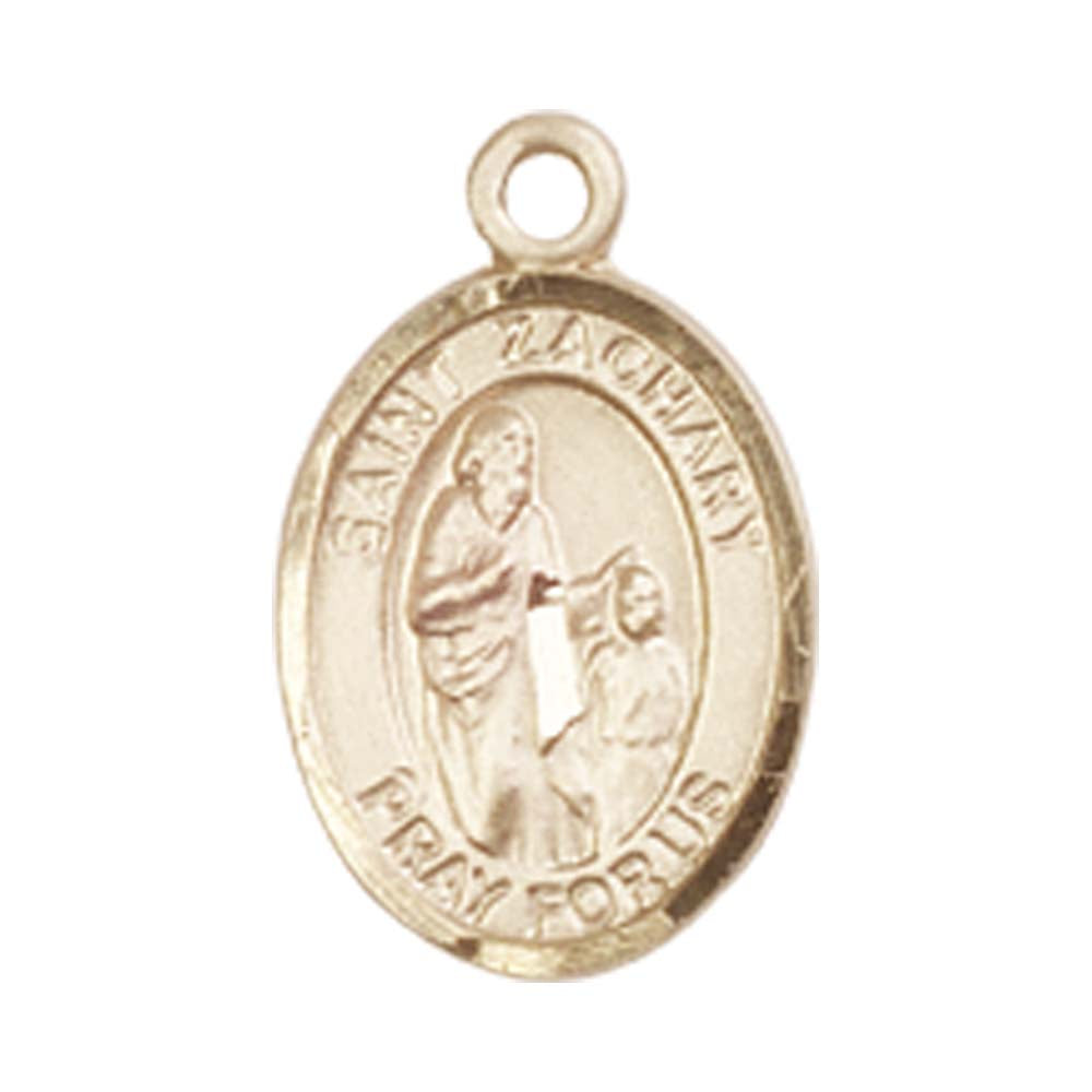 14kt Gold St. Zachary Medal - Small