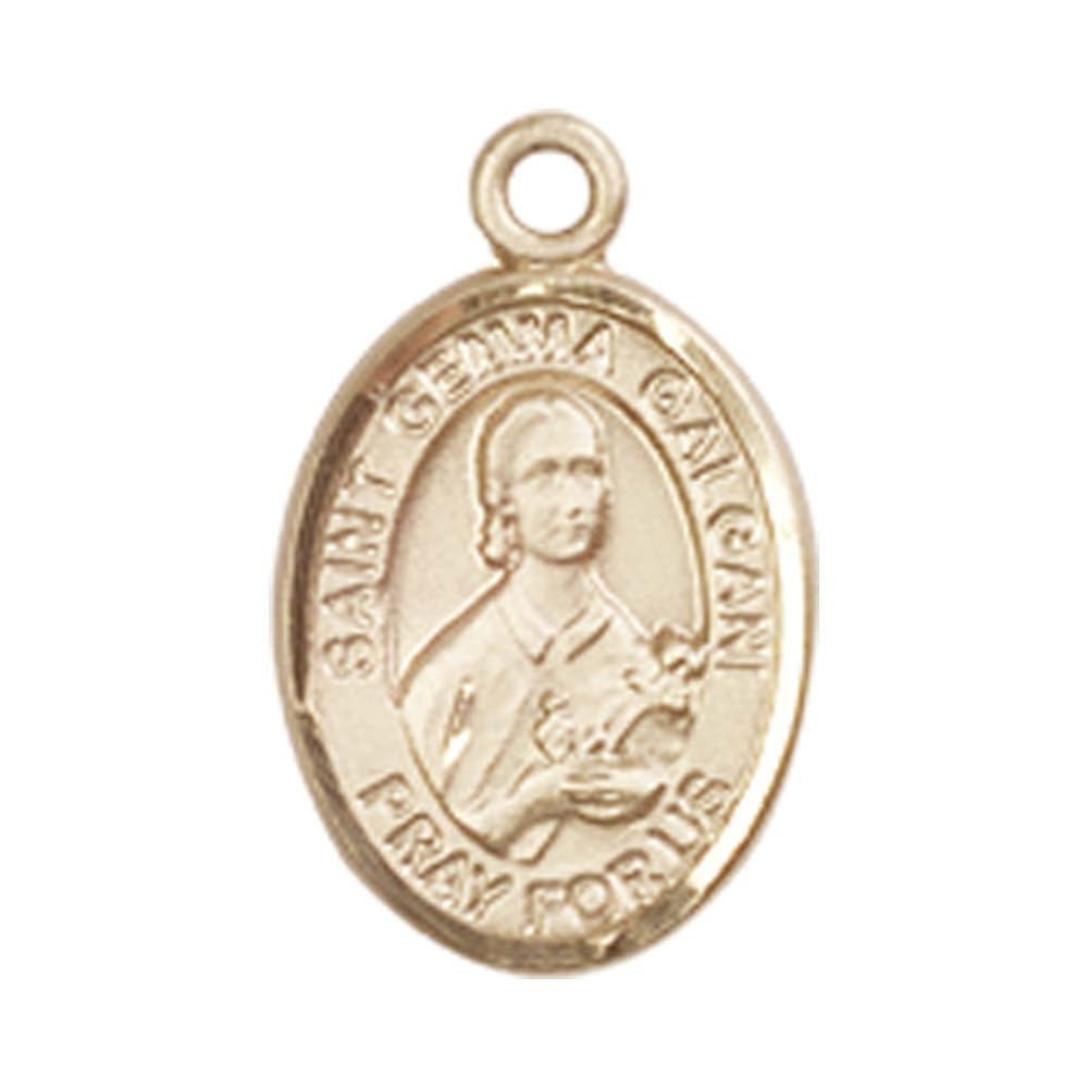 14kt Gold St. Gemma Galgani Medal - Small