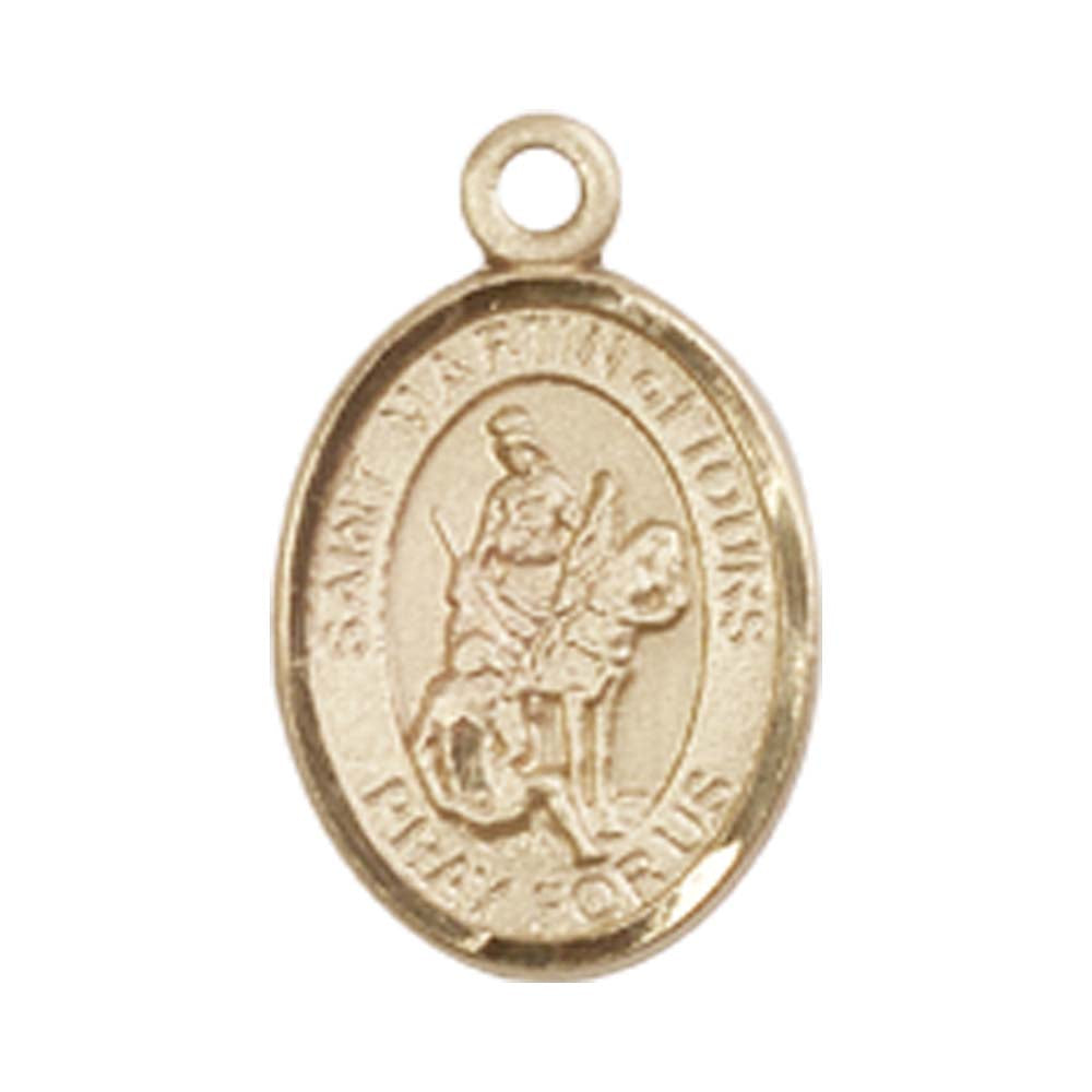 14kt Gold St. Martin of Tours Medal - Small
