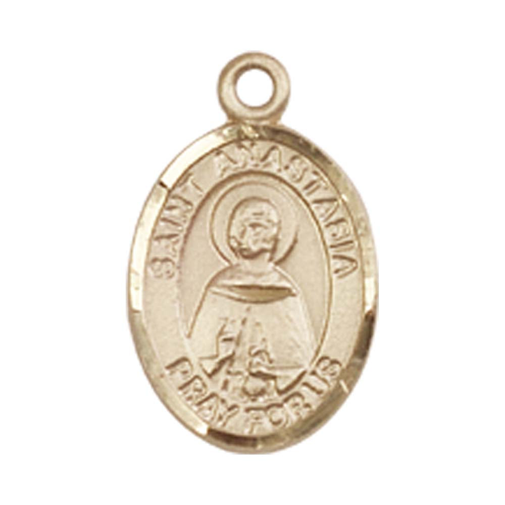 14kt Gold St. Anastasia Medal - Small