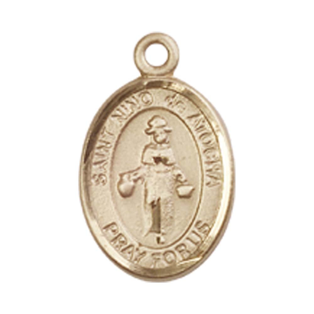 14kt Gold St. Nino de Atocha Medal - Small
