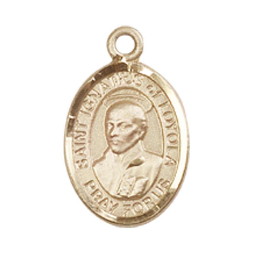 14kt Gold St. Ignatius of Loyola Medal - Small