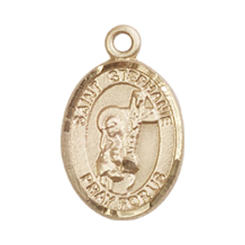14kt Gold St. Stephanie Medal - Small