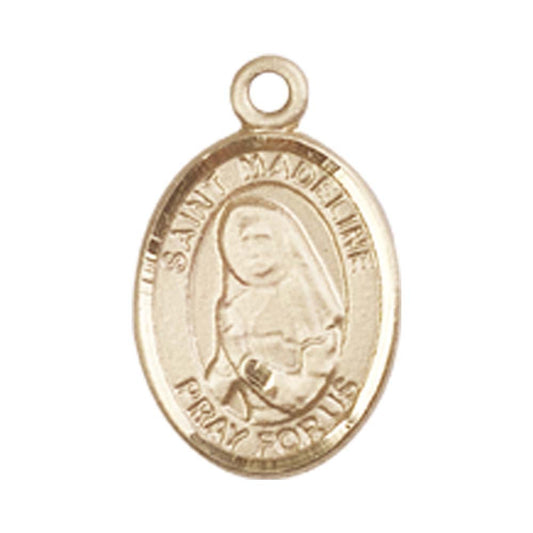 14kt Gold St. Madeline Sophie Barat Medal - Small