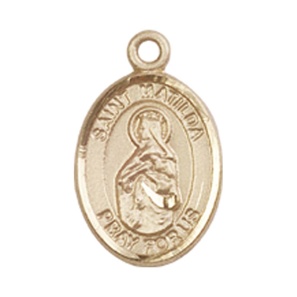 14kt Gold St. Matilda Medal - Small