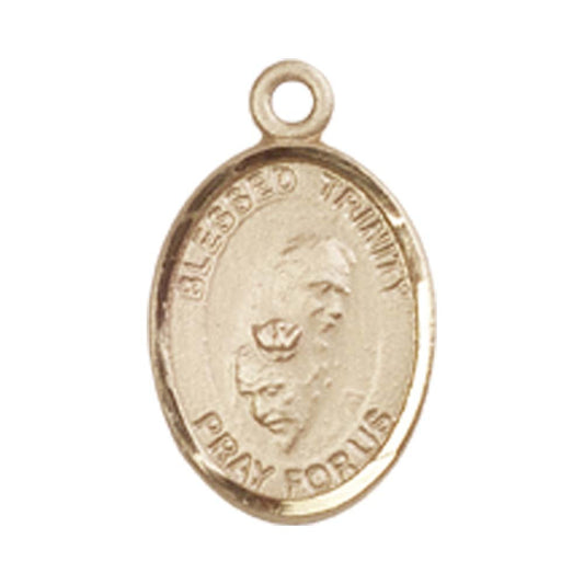 14kt Gold Blessed Trinity Medal - Small