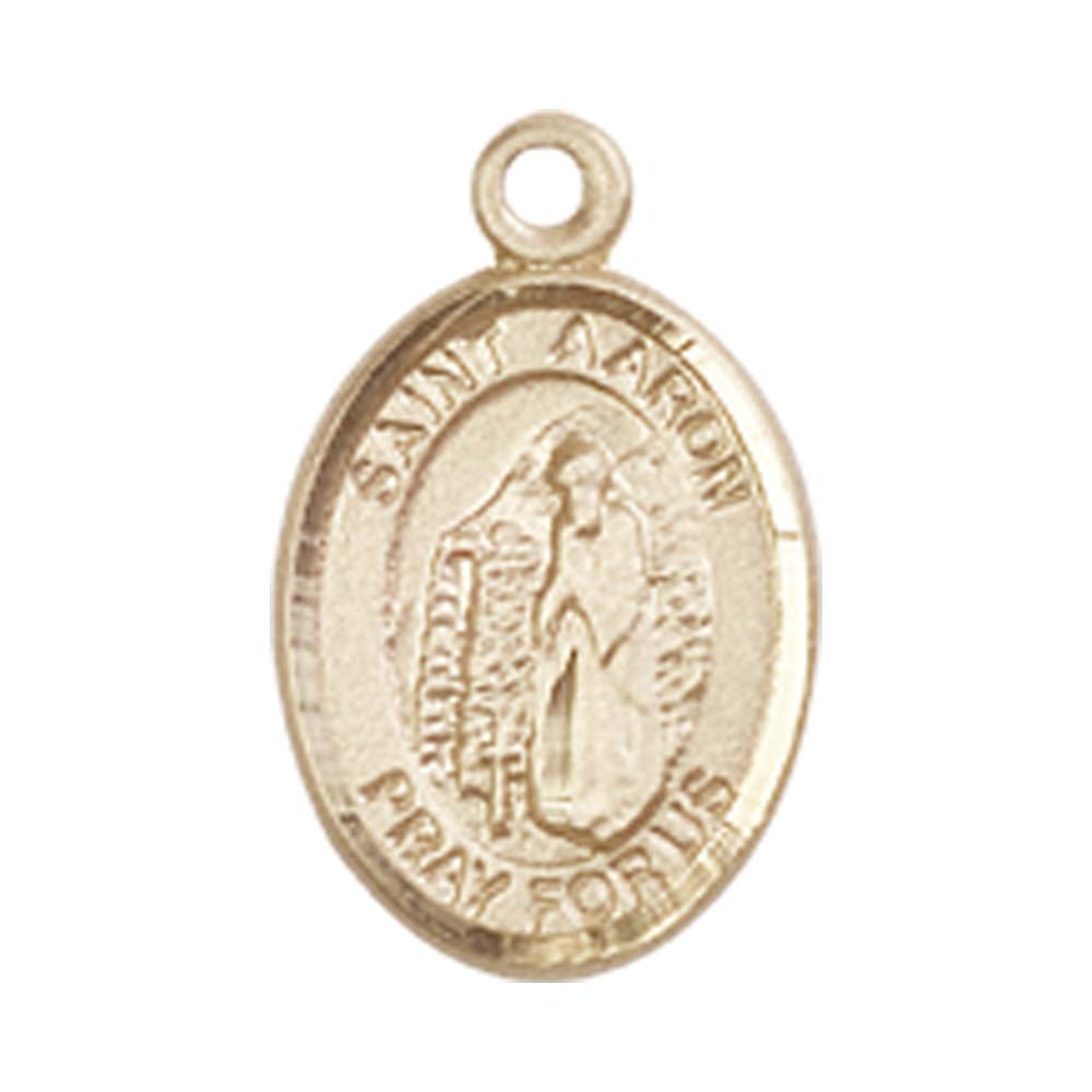 14kt Gold St. Aaron Medal - Small