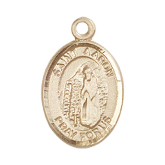 14kt Gold St. Aaron Medal - Small