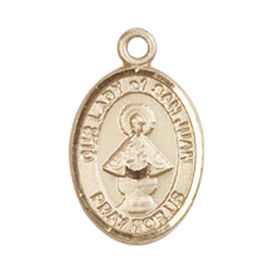 14kt Gold O/L of San Juan Medal - Small