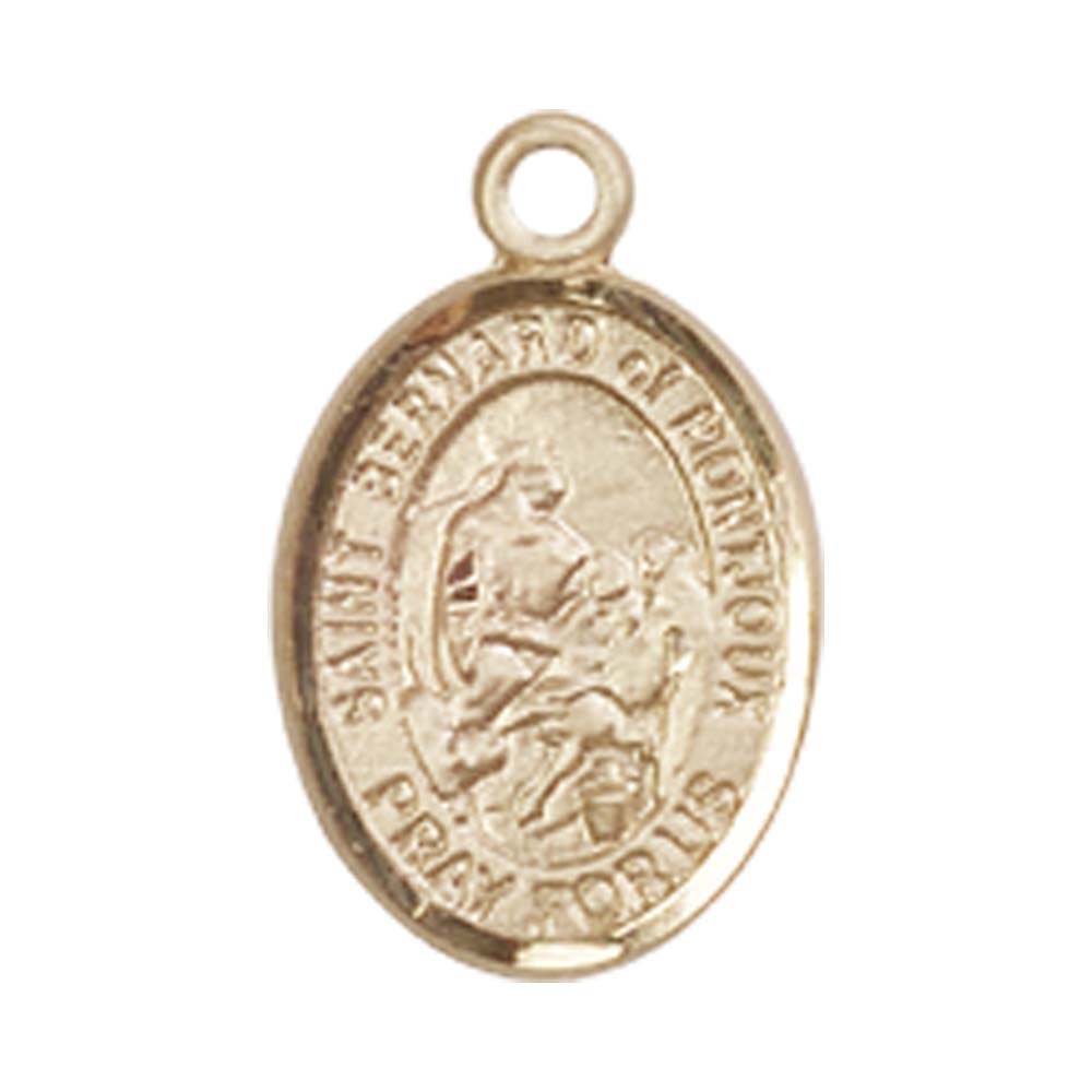 14kt Gold St. Bernard of Montjoux Medal - Small