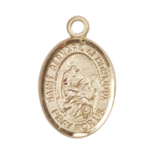 14kt Gold St. Bernard of Montjoux Medal - Small