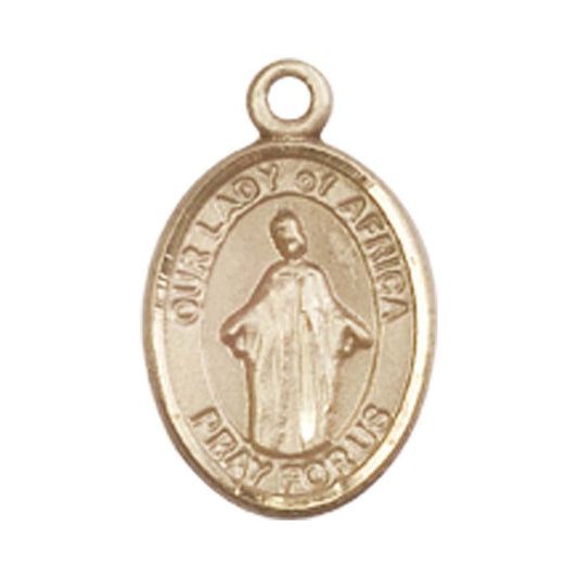 14kt Gold O/L of Africa Medal - Small
