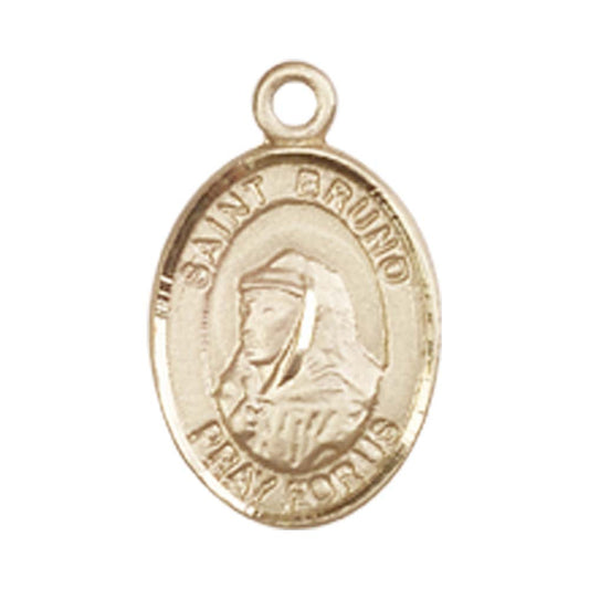 14kt Gold St. Bruno Medal - Small