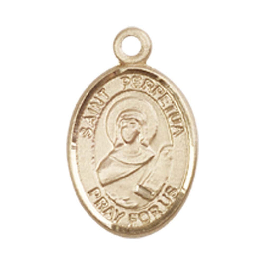 14kt Gold St. Perpetua Medal - Small