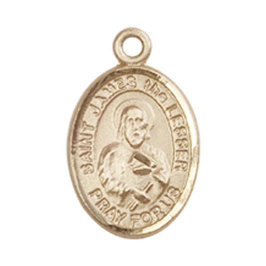 14kt Gold St. James the Lesser Medal - Small