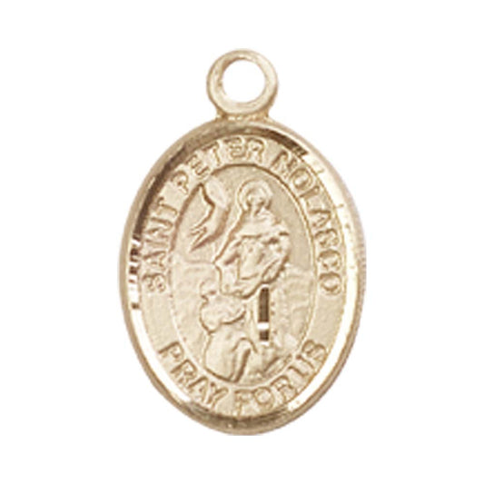 14kt Gold St. Peter Nolasco Medal - Small