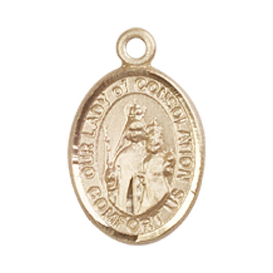 14kt Gold O/L of Consolation Medal - Small