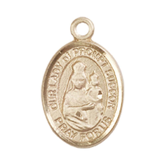 14kt Gold O/L of Prompt Succor Medal - Small