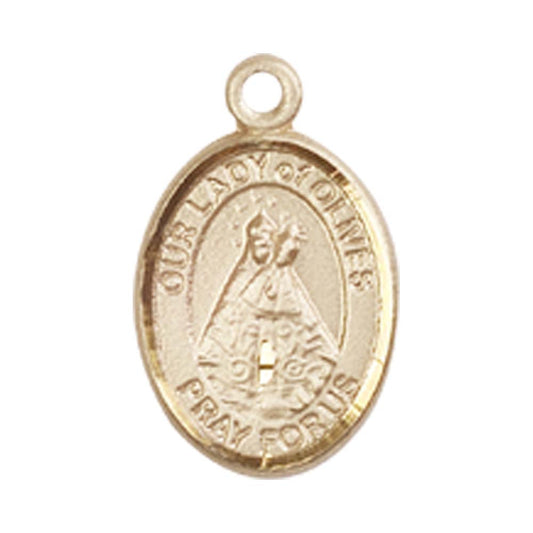 14kt Gold O/L of Olives Medal - Small
