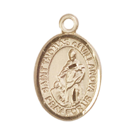14kt Gold St. Thomas of Villanova Medal - Small