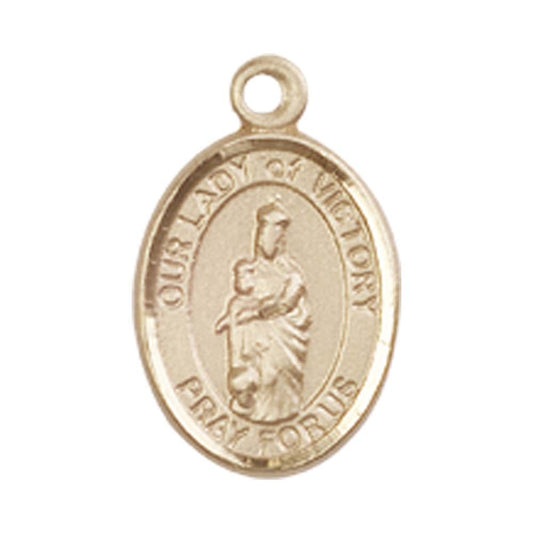 14kt Gold O/L of Victory Medal - Small