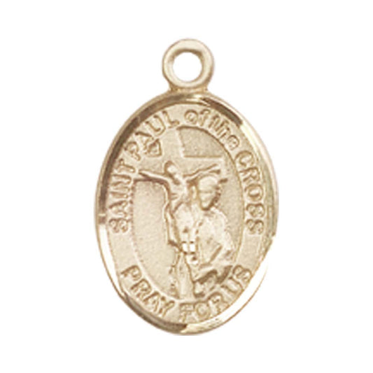 14kt Gold St. Paul of the Cross Medal - Small