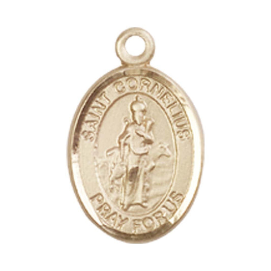 14kt Gold St. Cornelius Medal - Small