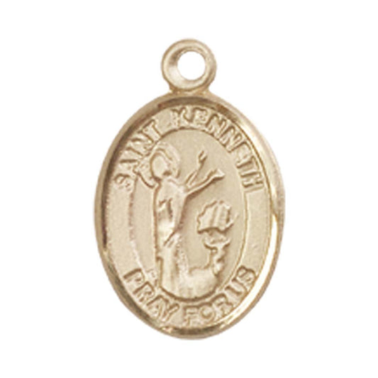 14kt Gold St. Kenneth Medal - Small