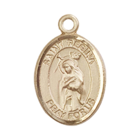 14kt Gold St. Regina Medal - Small