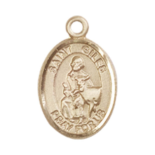14kt Gold St. Giles Medal - Small