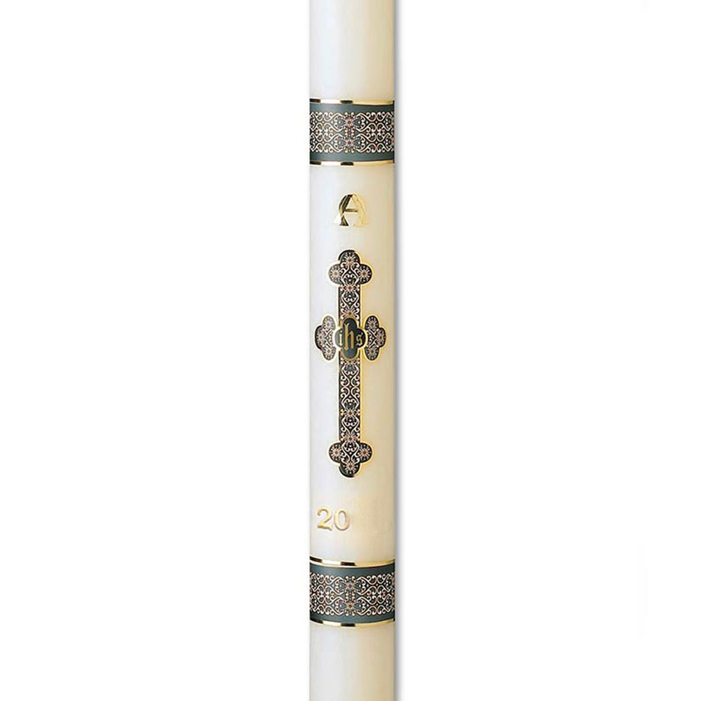 Budded Cross Paschal Candle
