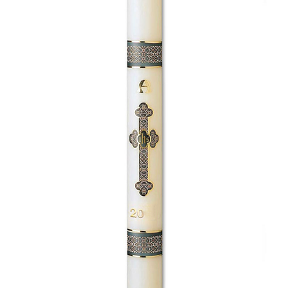 Budded Cross Paschal Candle