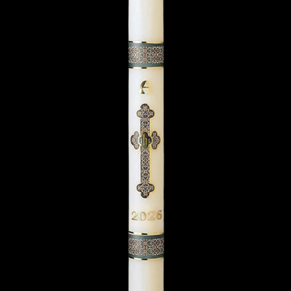 Budded Cross Paschal Candle