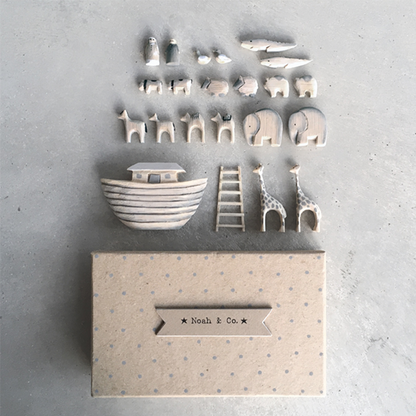 Natural Little Noah's Ark Set in Box