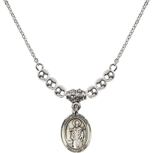 Sterling Silver Saint Wolfgang Birthstone Necklace with Sterling Silver Beads - 9323