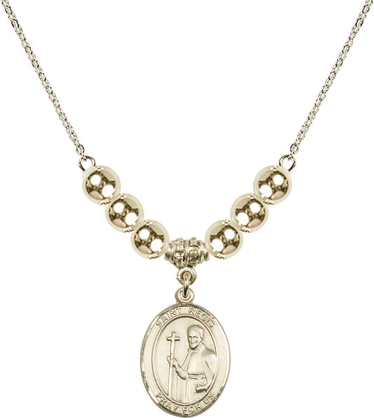 14kt Gold Filled Saint Regis Birthstone Necklace with Gold Filled Beads - 8380