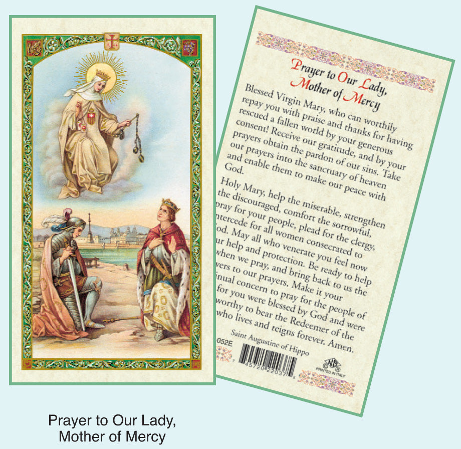 PRAYER CARD O/L OF MERCY