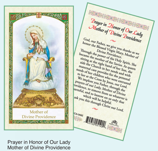 PRAYER CARD O/L OF PROVIDENCE