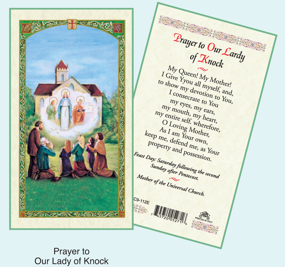 PRAYER CARD O/L KNOCK