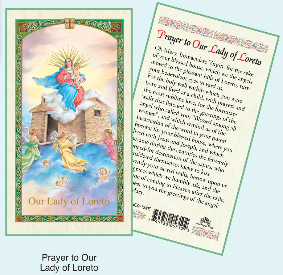 PRAYER CARD O/L LORETTO