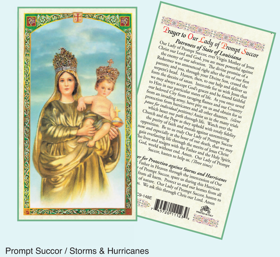 PRAYER CARD O/L OF PROMPT SUCCOR