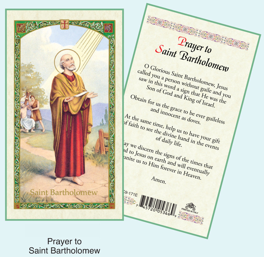 PRAYER CARD ST.BARTHOLOMEW