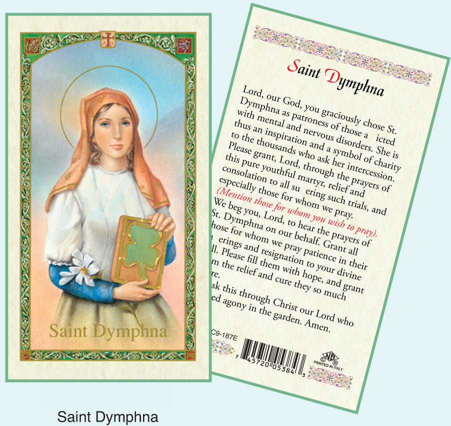 PRAYER CARD ST DYMPHNA