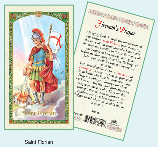 PRAYER CARD ST FLORIAN