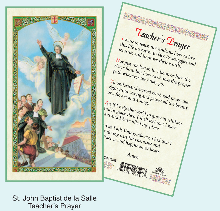 PRAYER CARD ST.JOHN BAPTIST DE