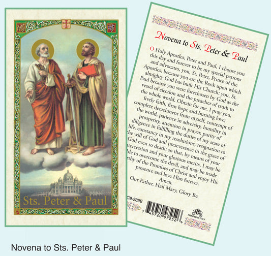 PRAYER CARD PETER/PAUL