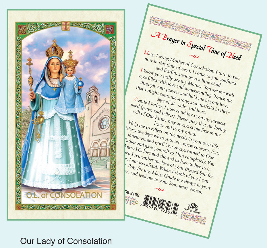 PRAYER CARD O/L OF CONSOLATION