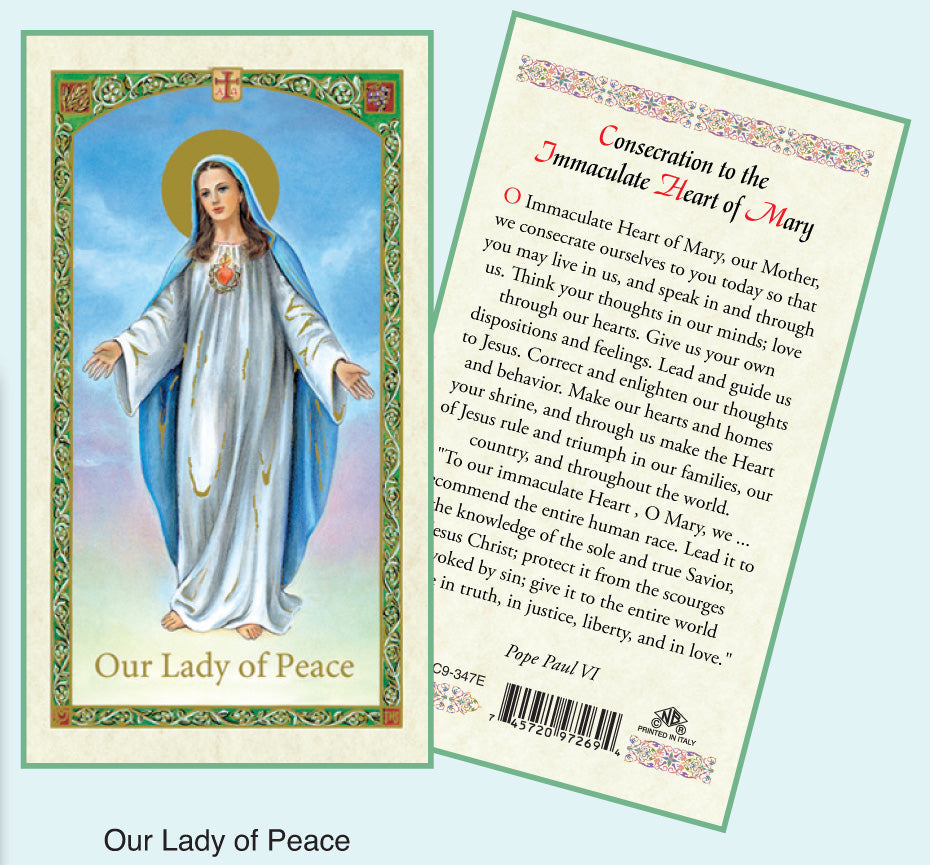 PRAYER CARD O/L PEACE