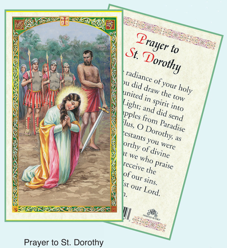 PRAYER CARD ST.DOROTHY